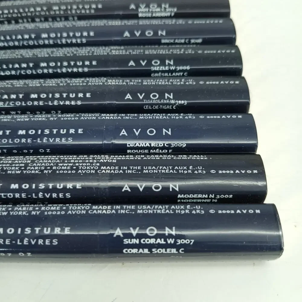 10X Random Avon Brilliant Moisture Lip Color VTG Discontinued NOS SEALED Lot 3